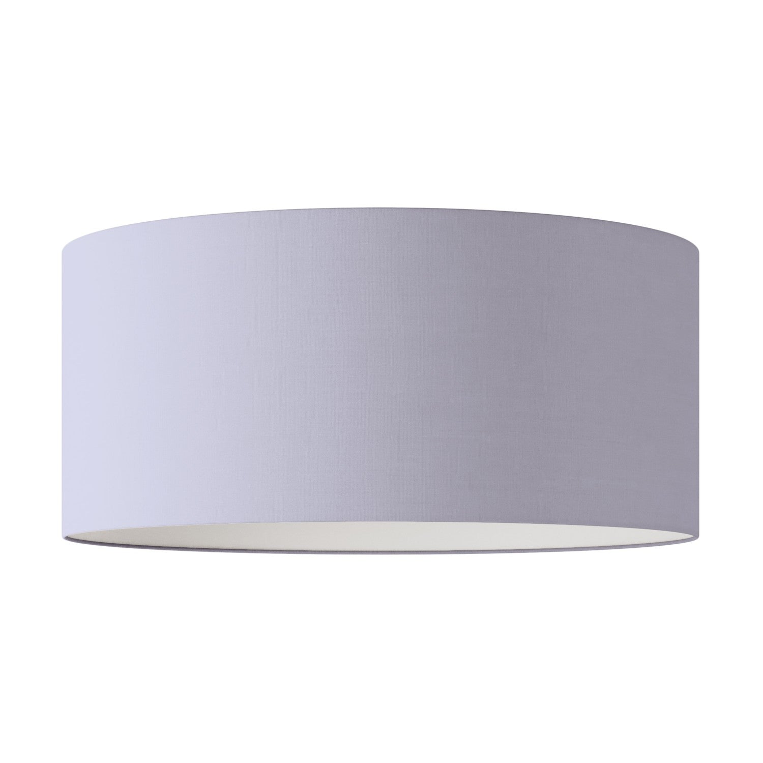 Paralume Cilindro XXL in tessuto con attacco E27 - Made in Italy - Teletta Lilla