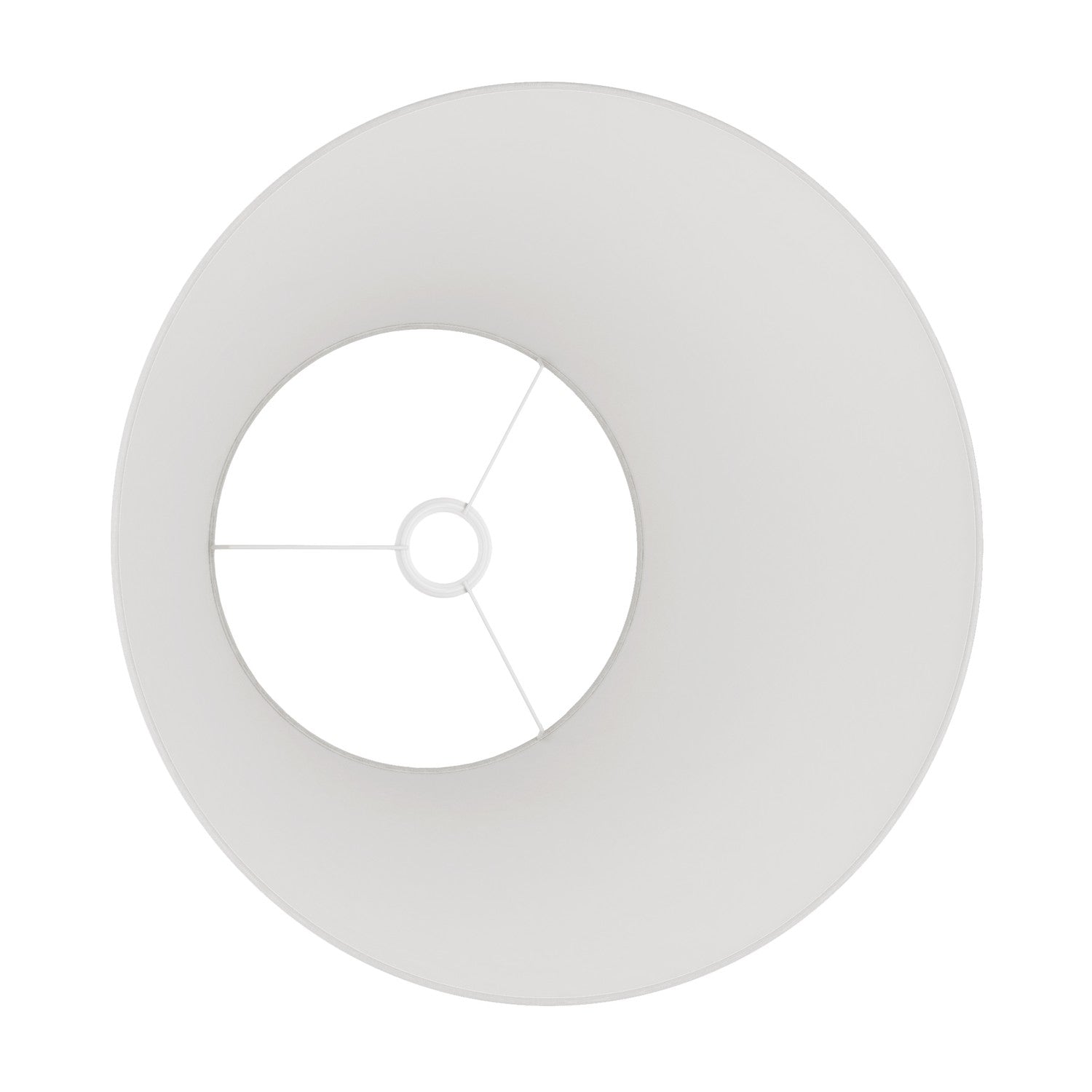 Paralume Impero L per sospensione con attacco E27 - Made in Italy - Lino Crudo