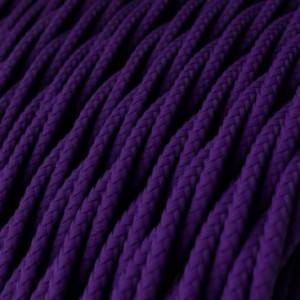 Snoet tekstilledning i viskose - TM14 Violet