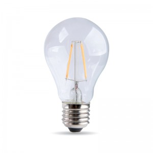 Filament LED-pære Drop 4W E27 Transparent