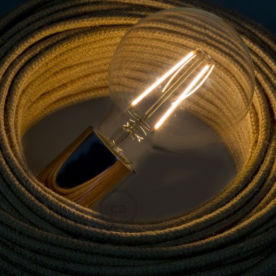 LED Transparent Pære - Globe G95 Langt Filament 4W dekorativ Vintage 2200K
