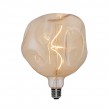 LED Lyskilde Gold Bumped Light Bulb Globe G180 Spiralfilament 5W E27 Dæmpbar 1800K