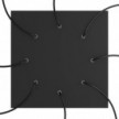 Komplett 400mm takkopp Rose-One System kvadrat - 8 hål og 4 sidehål