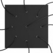 Komplett 400mm takkopp Rose-One System kvadrat - 9 hål og 4 sidehål