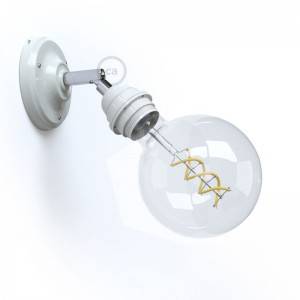 Fermaluce 90° Classic med E27 gevind lampeholder, den justerbare porcelæn lyskilde