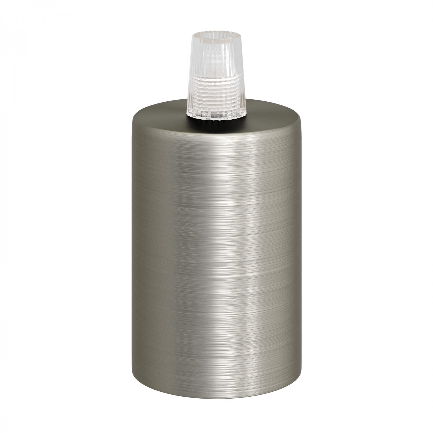 Cylindrisk metal E27 lampeholder sæt