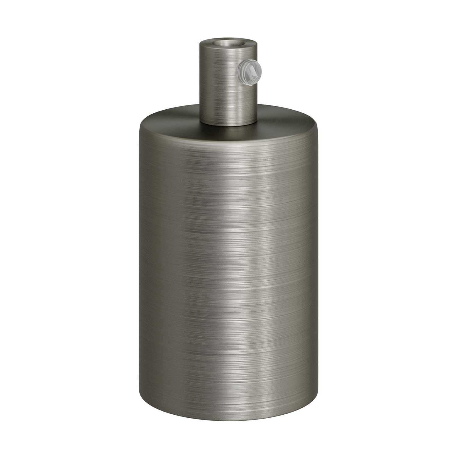 Cylindrisk metal E27 lampeholder sæt