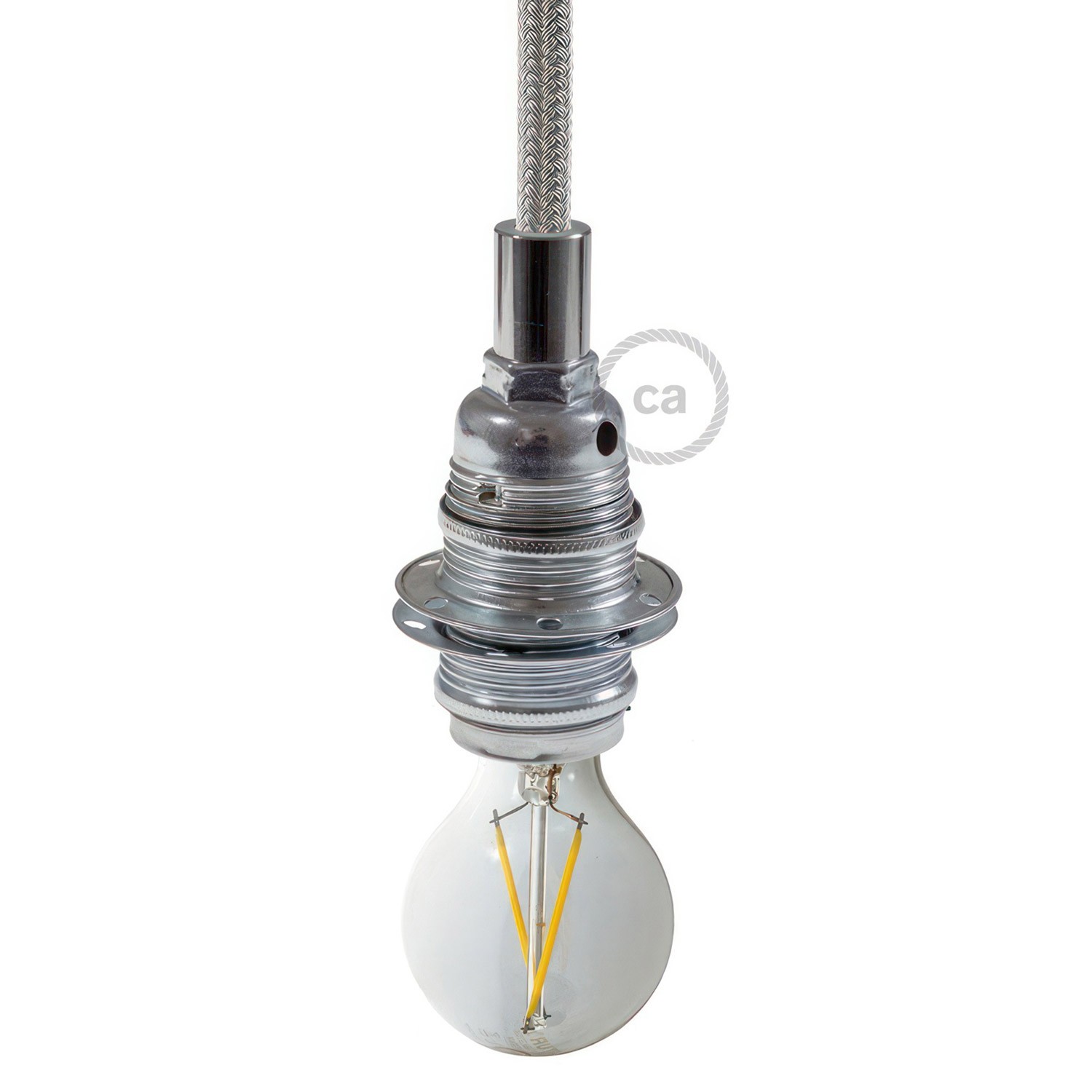 Dobbelt metal E14 lampeholdersæt til lampeskærm