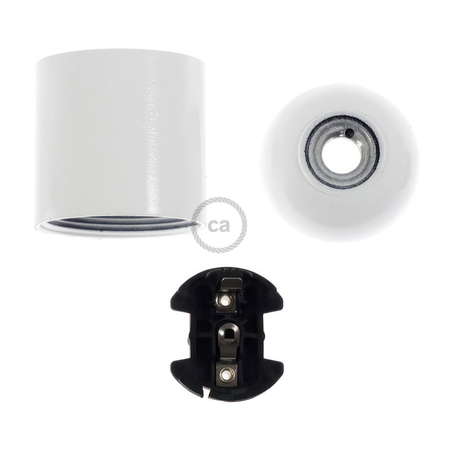 Bakelit E27 lampeholder kit