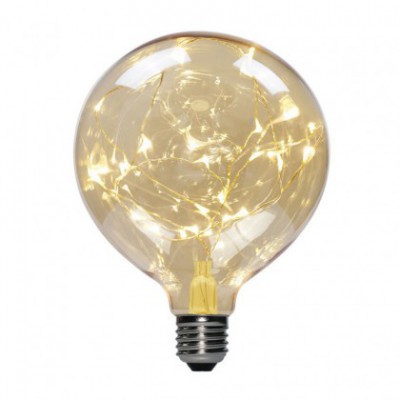 LED Globe G125 Light bulb - A thousand Lights Gold 2W E27 2000K
