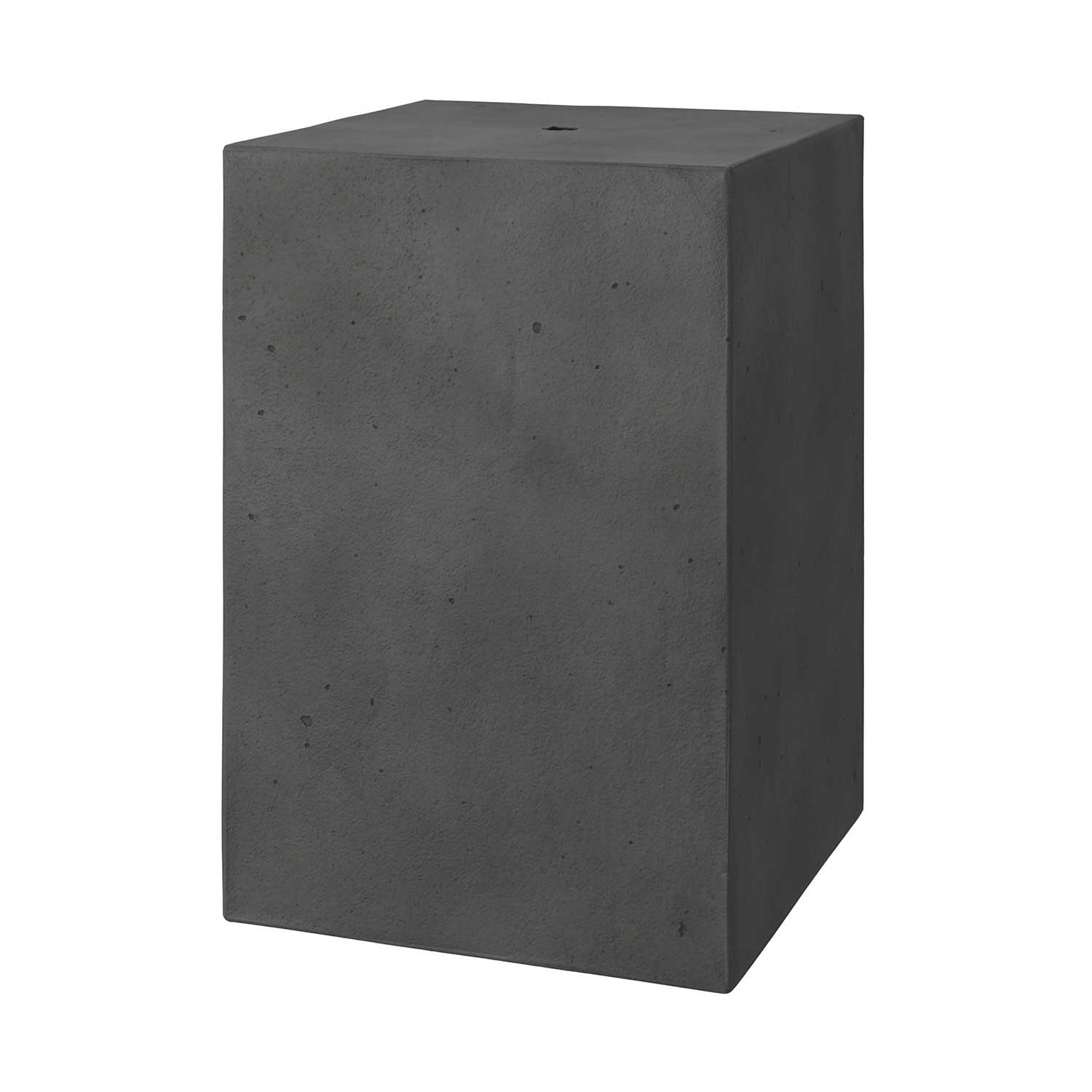 Cube cement lampeskærm til ophæng, med kabelklemme og E27 lampeholder