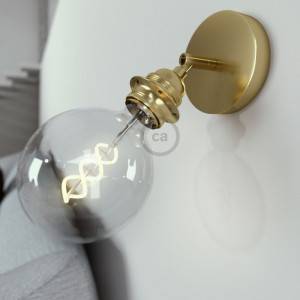 Fermaluce Metal 90°, den justerbare væg eller loft lyskilde E27 gevind lampeholder