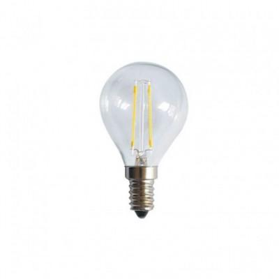 LED Sphere Transparent 6,5W E14 2700K bulb