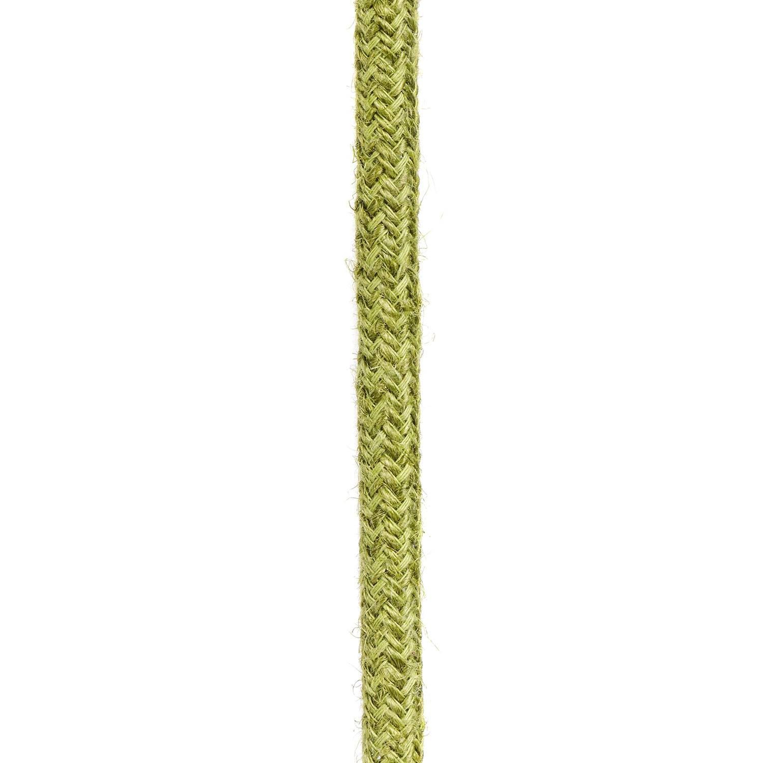 Rundt elkabel dækket af almindelig høgrøn RN23 jute