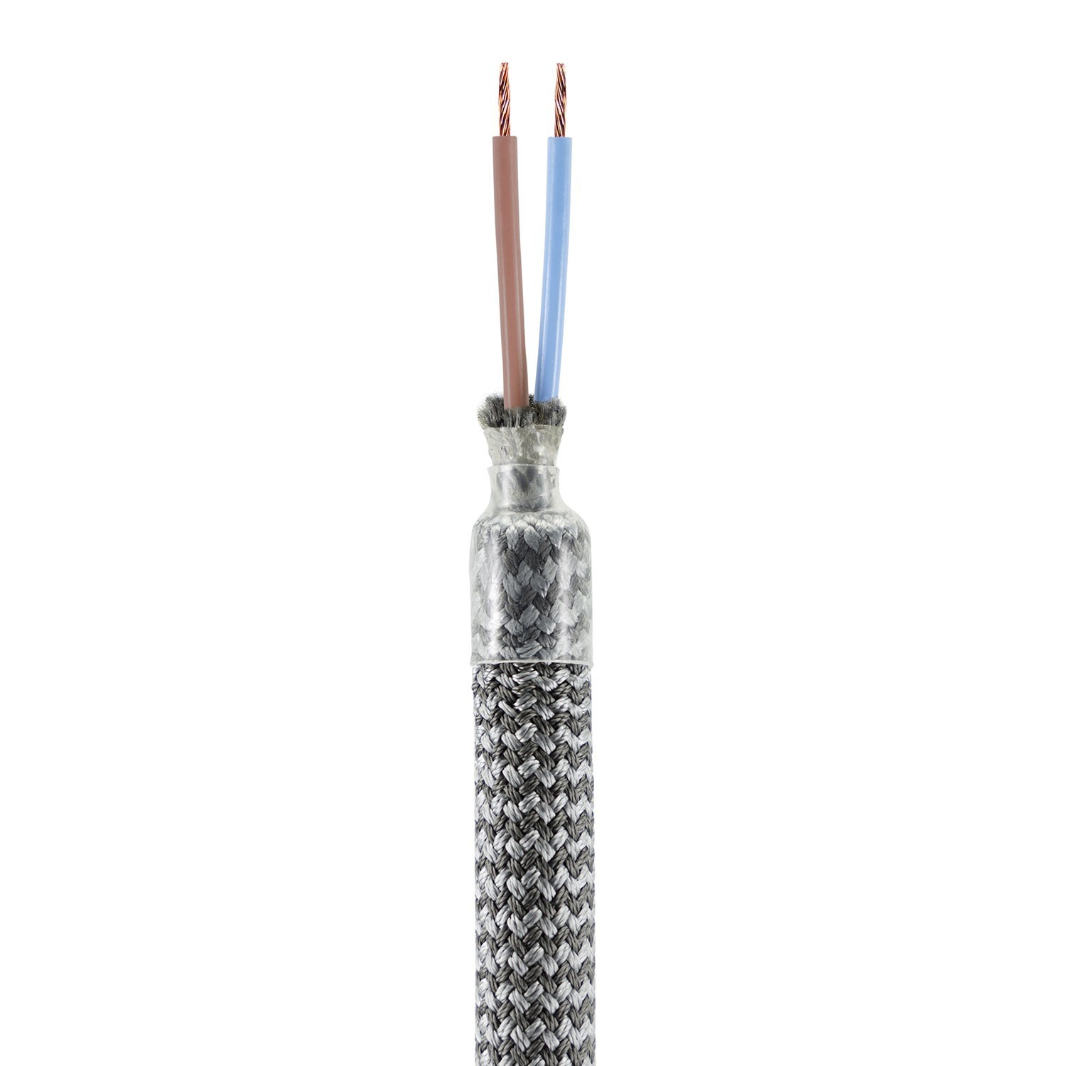 Kit Creative Flex fleksibelt rør beklædt med Titanium RM75-stof med metalterminaler