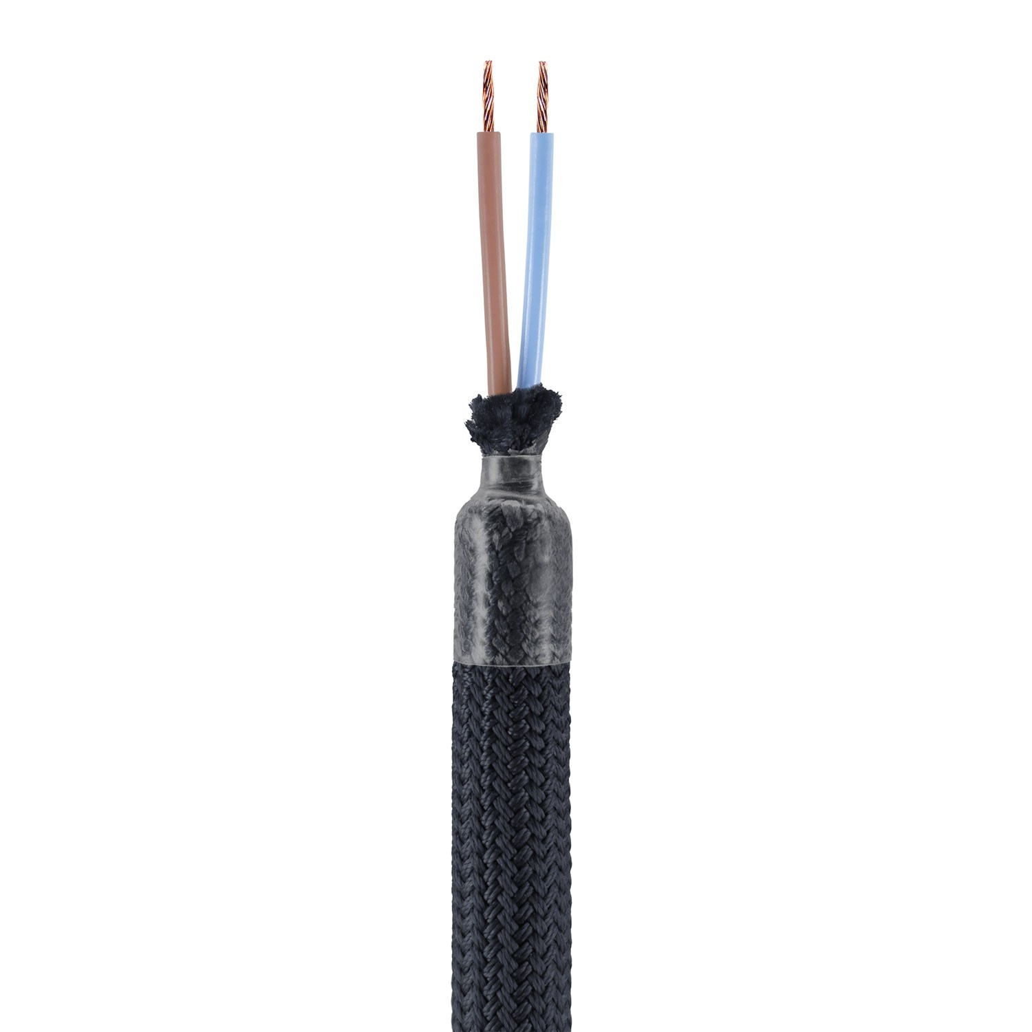 Kit Creative Flex fleksibelt rør beklædt med sort RM04-stof med metalterminaler