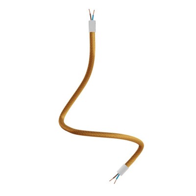Kit Creative Flex fleksibelt rør beklædt med bronze RM73-stof med metalterminaler