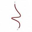 Kit Creative Flex fleksibelt rør beklædt med rødt RM09-stof med metalterminaler