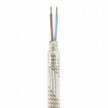 Kit Creative Flex fleksibelt rør beklædt med Light Mélange RM72-stof med metalterminaler