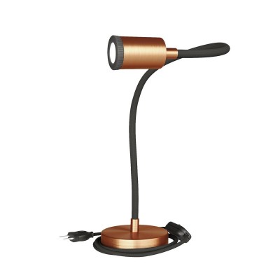 Table Flex GU1d0 fleksibel bordlampe med mini LED-spotlight