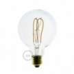 Flex 60 væg- eller loftslampe fleksibel giver diffust lys med LED G95-pære