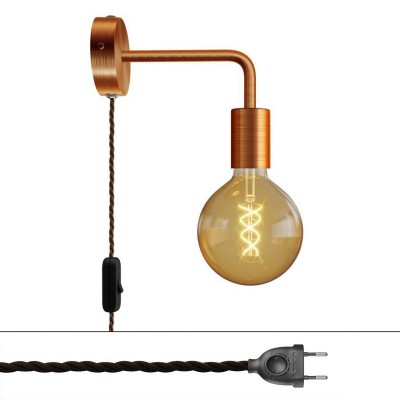Spostaluce metal Lampe med buet forlængelse