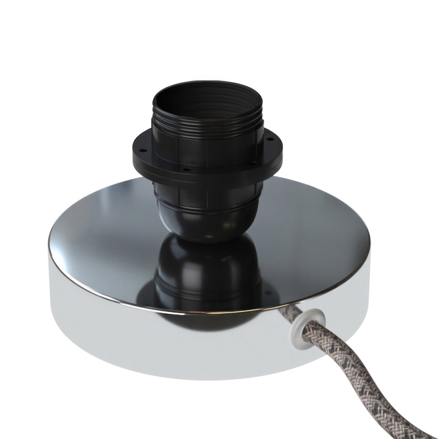 Posaluce til lampeskærm - Metal bordlampe