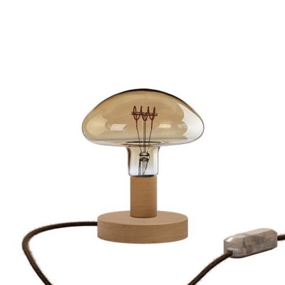 Posaluce Mushroom træbordlampe