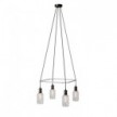 4-fall Cage Crystal lampe