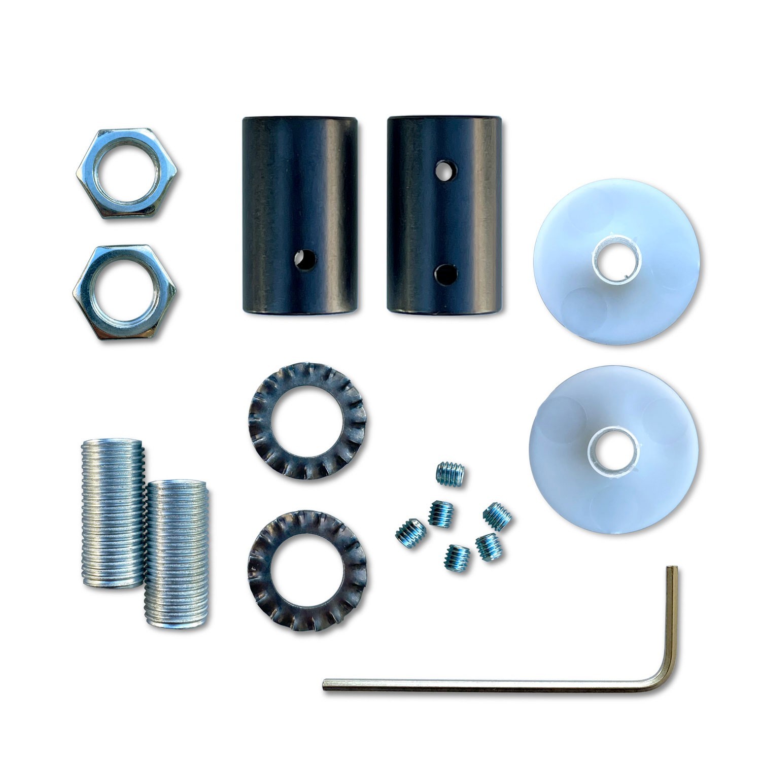Kit Creative Flex fleksibelt rør i babyblå RM76 tekstilforing med metalterminaler
