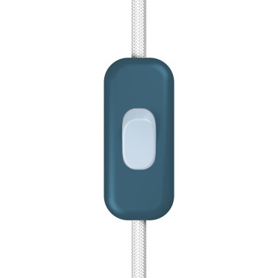 Inline enpolet afbryder Creative Switch petrolblå farve