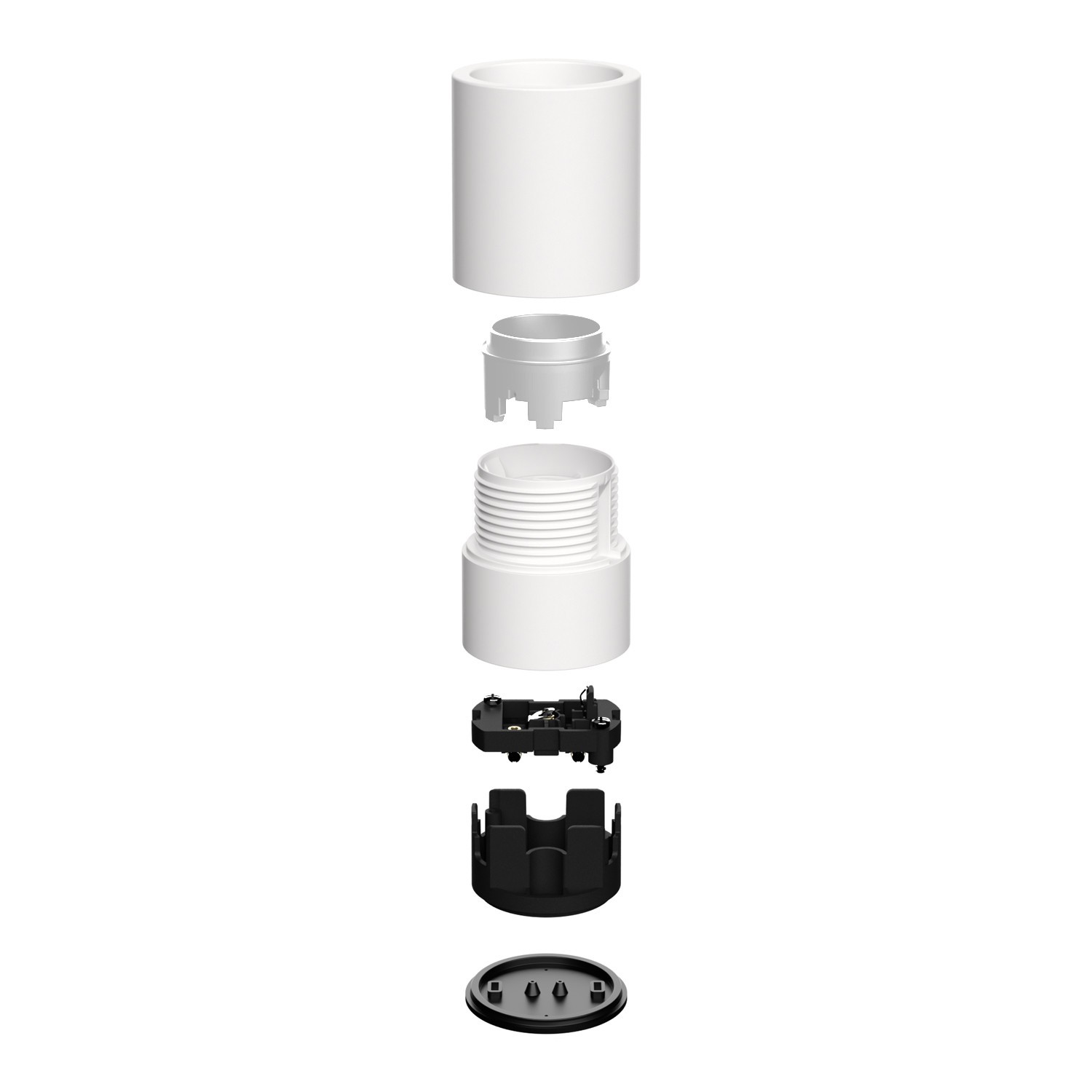 Væg- eller loftslampeholder E27 - Vandtæt IP44