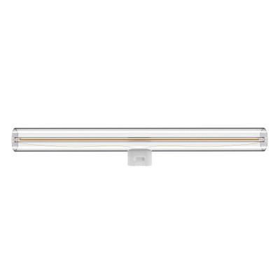 Lineær transparent S14d LED lampe - længde 300 mm 6W 520Lm 2700K dæmpbar - S01
