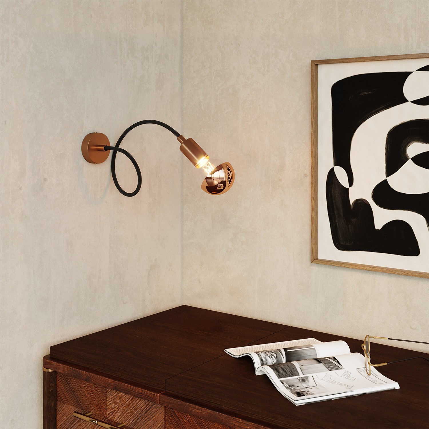 Creative Flex 60 cm væg- og loftslampe