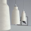 Keramisk lampeskærm Bottle, Materia kollektion - Fremstillet i Italien