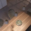 Vase med lampeskærm i keramik, Materia kollektion - Fremstillet i Italien