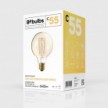 LED Gylden Glødepære C55 Carbon Line glødetråd bur Globe G95 7W E27 Dæmpbar 2700K