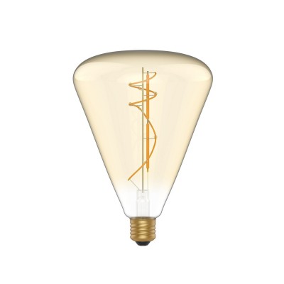 LED Gylden Glødepære H06 Cone 140 8,5W E27 Dæmpbar 2200K