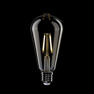 LED-pære Transparent Edison ST64 4W 470Lm E27 2700K - E03