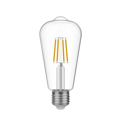 LED-pære Transparent Edison ST64 4W 470Lm E27 2700K - E03