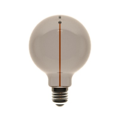 Røgfarvet magnetisk LED-lampe Deco Line Glob G95 2.2W 60Lm E27 1800K - F04