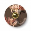 Ellepì flad minilampeskærm med blomsterdesign "Blossom Haven", diameter 24 cm - Made in Italy