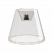 Loftslampe med transparent kegleformet Ghost-lyskilde