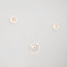 Spostaluce-væglampe med 3 Ghost-lyskilder