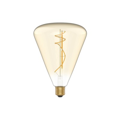 LED Gylden Glødepære H06 Cone 140 8,5W E27 Dæmpbar 2200K