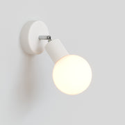 Applique da esterno Modulair IP65 con snodo regolabile e paralume a sfera infrangibile Unbreak-a-Ball - Bianco
