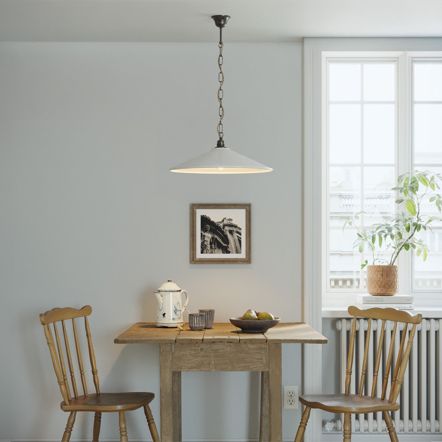 Genovese-kæde i jern til lysekroner og ophæng - Længde 50 cm