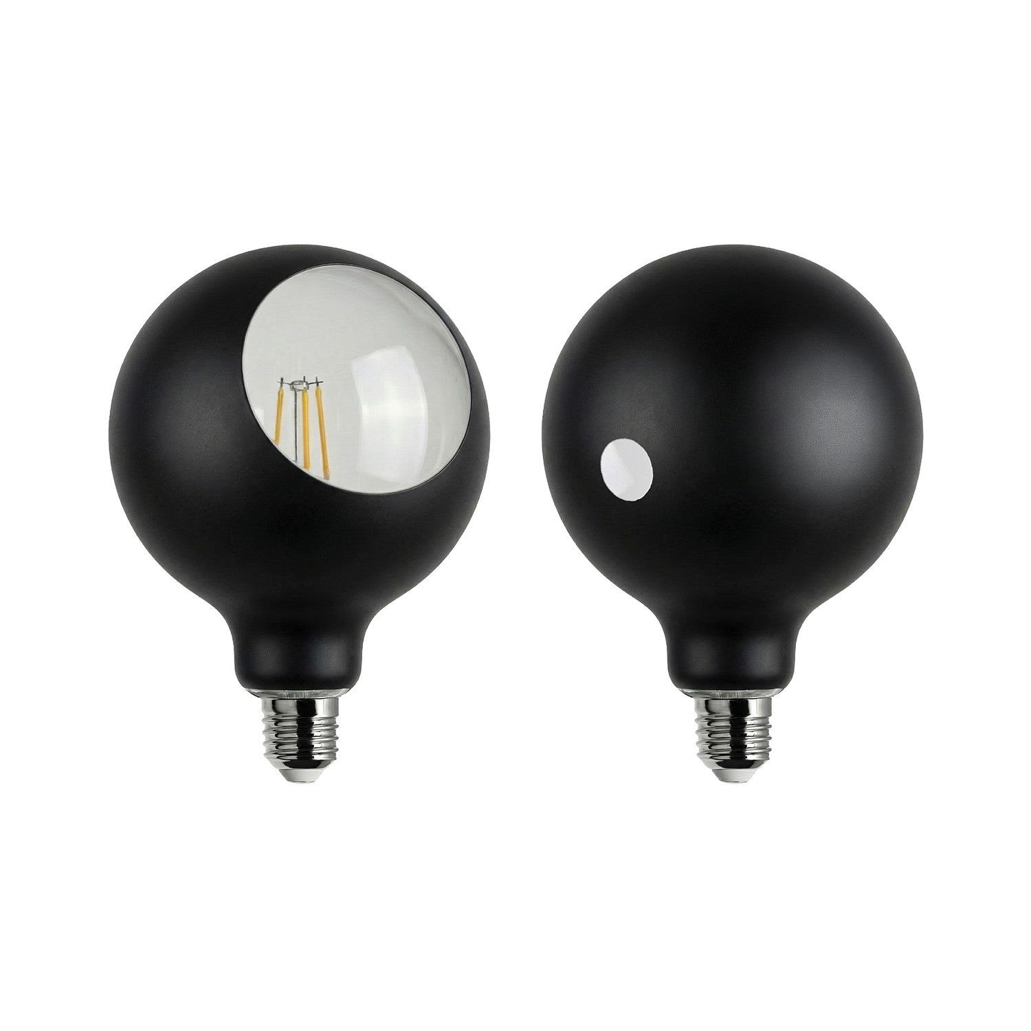 Pære LED Camo G125 4,8W 806Lm E27 2700K Dæmpbar - Sort