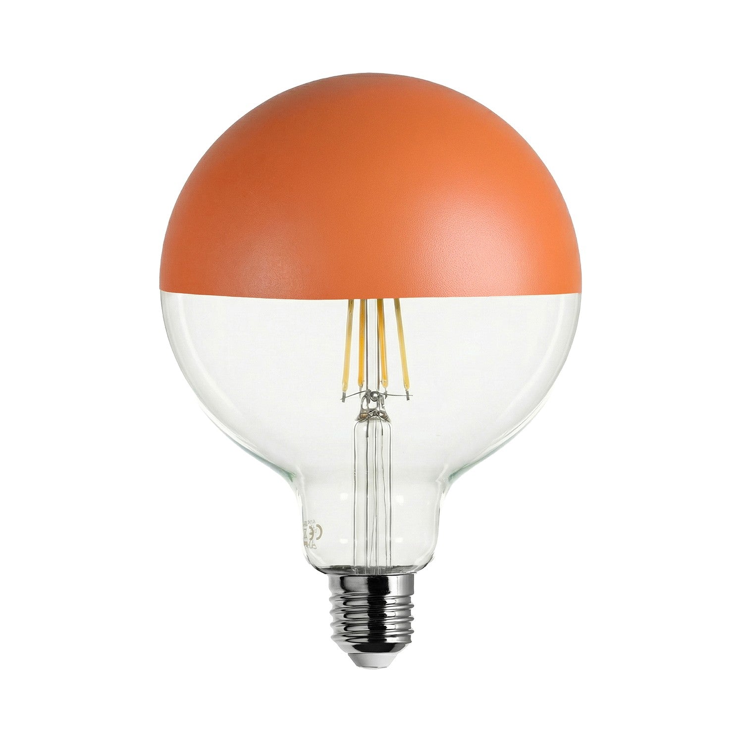 Pære LED Maria G125 4,8W 806Lm E27 2700K Dæmpbar - Orange