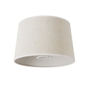 Paralume Athena con attacco E27 per lampada da tavolo o da terra - Made in Italy - Juta Chiara